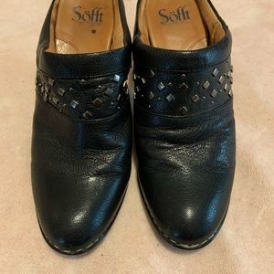 Black Sofft Mules